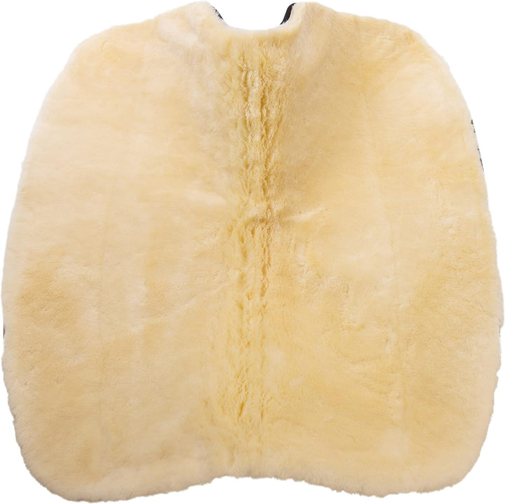 Werner Christ Lammfell Westernpad Roundskirt Western Sattelpad mit Unterseite aus echtem Schaffell,
