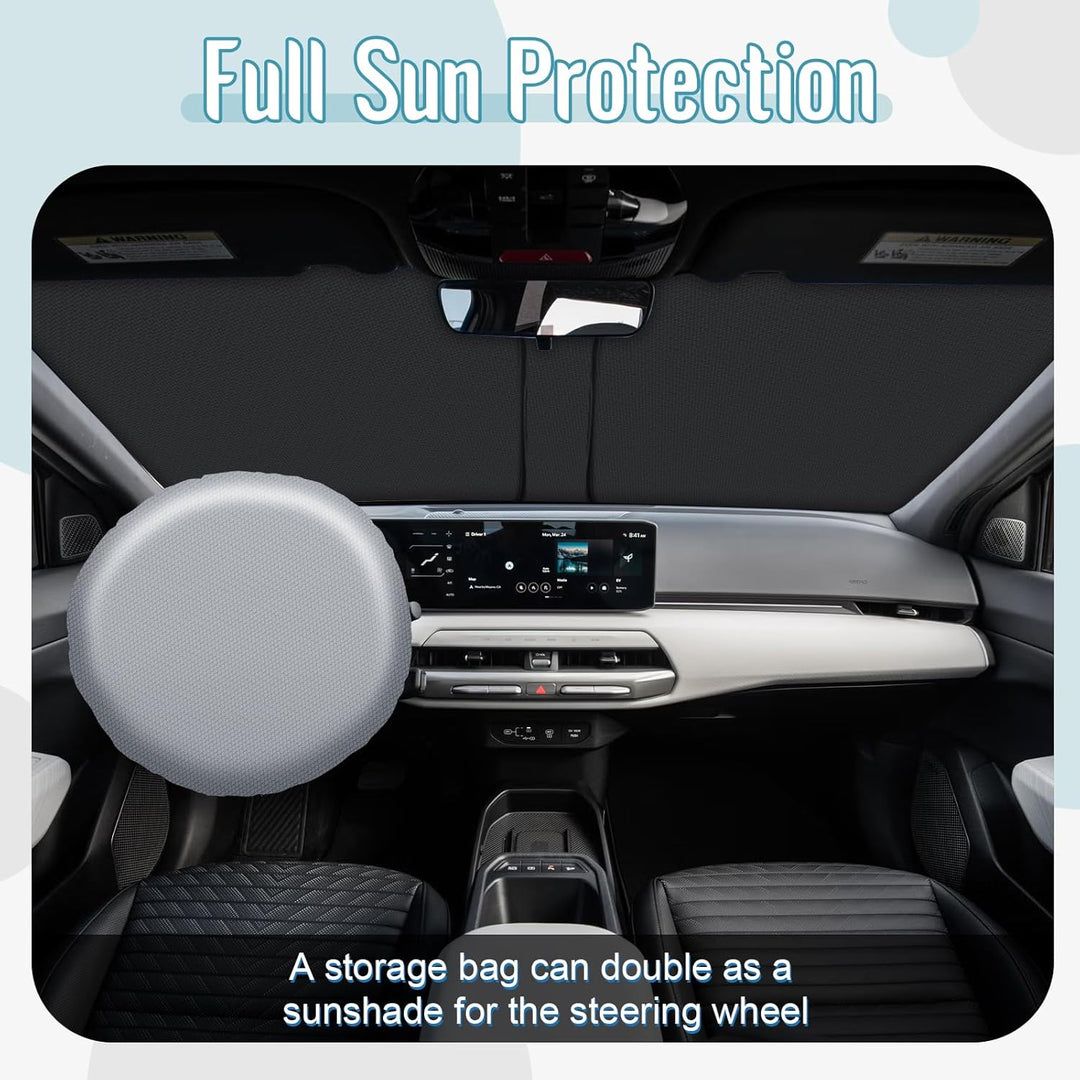 [Upgrade] CDEFG Kompatibel mit Kia EV4 2025 2026 Sonnenschutz Abdeckungen Frontscheibe Sonnenschirm