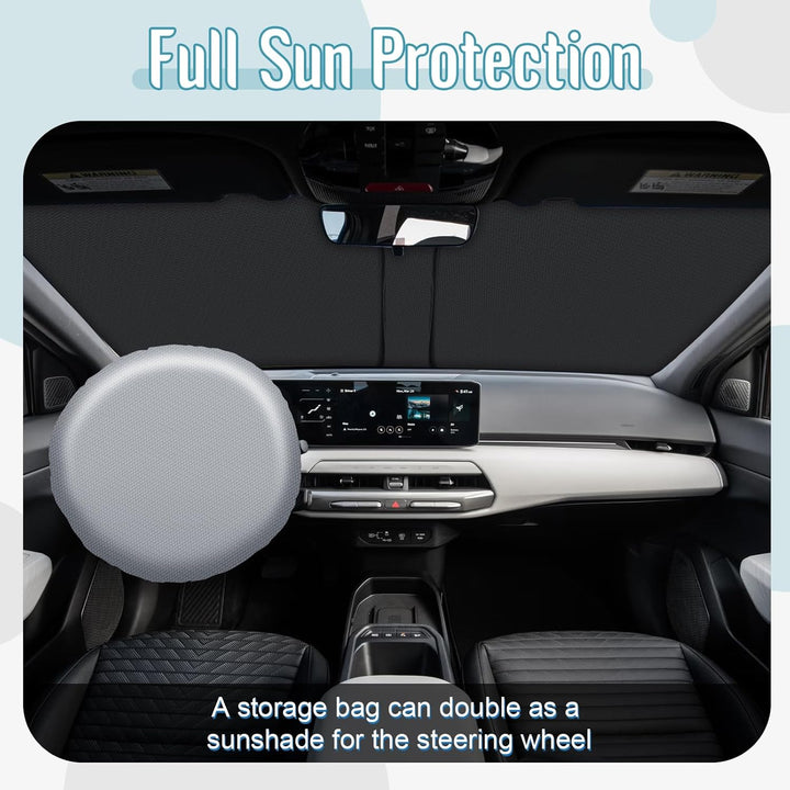 [Upgrade] CDEFG Kompatibel mit Kia EV4 2025 2026 Sonnenschutz Abdeckungen Frontscheibe Sonnenschirm