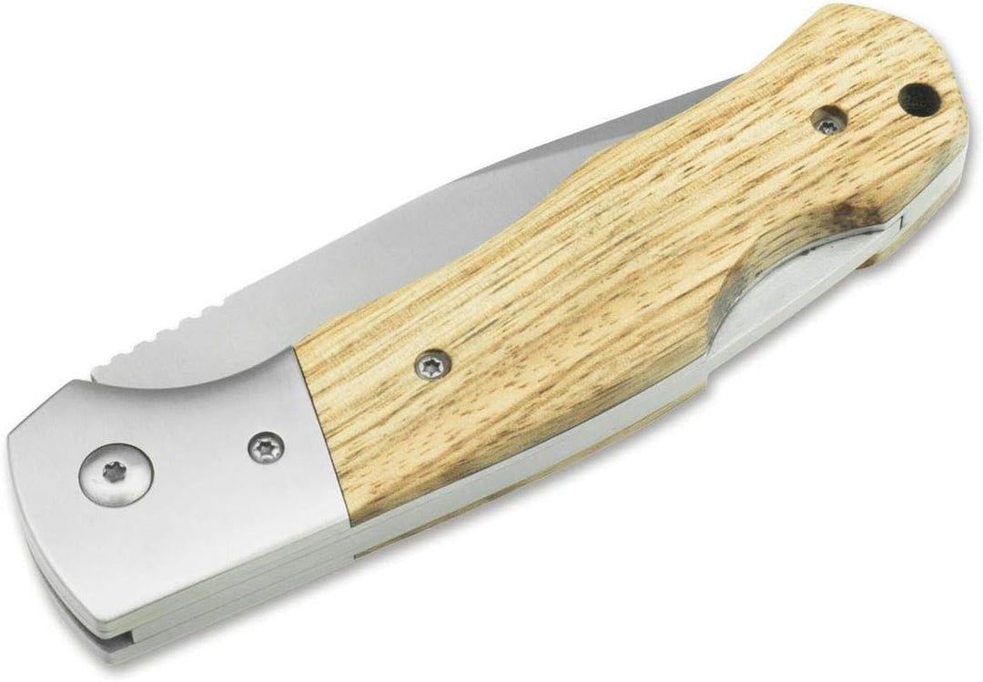 Magnum Unisex – Erwachsene Rustic Taschenmesser, Silber, 20,5 cm