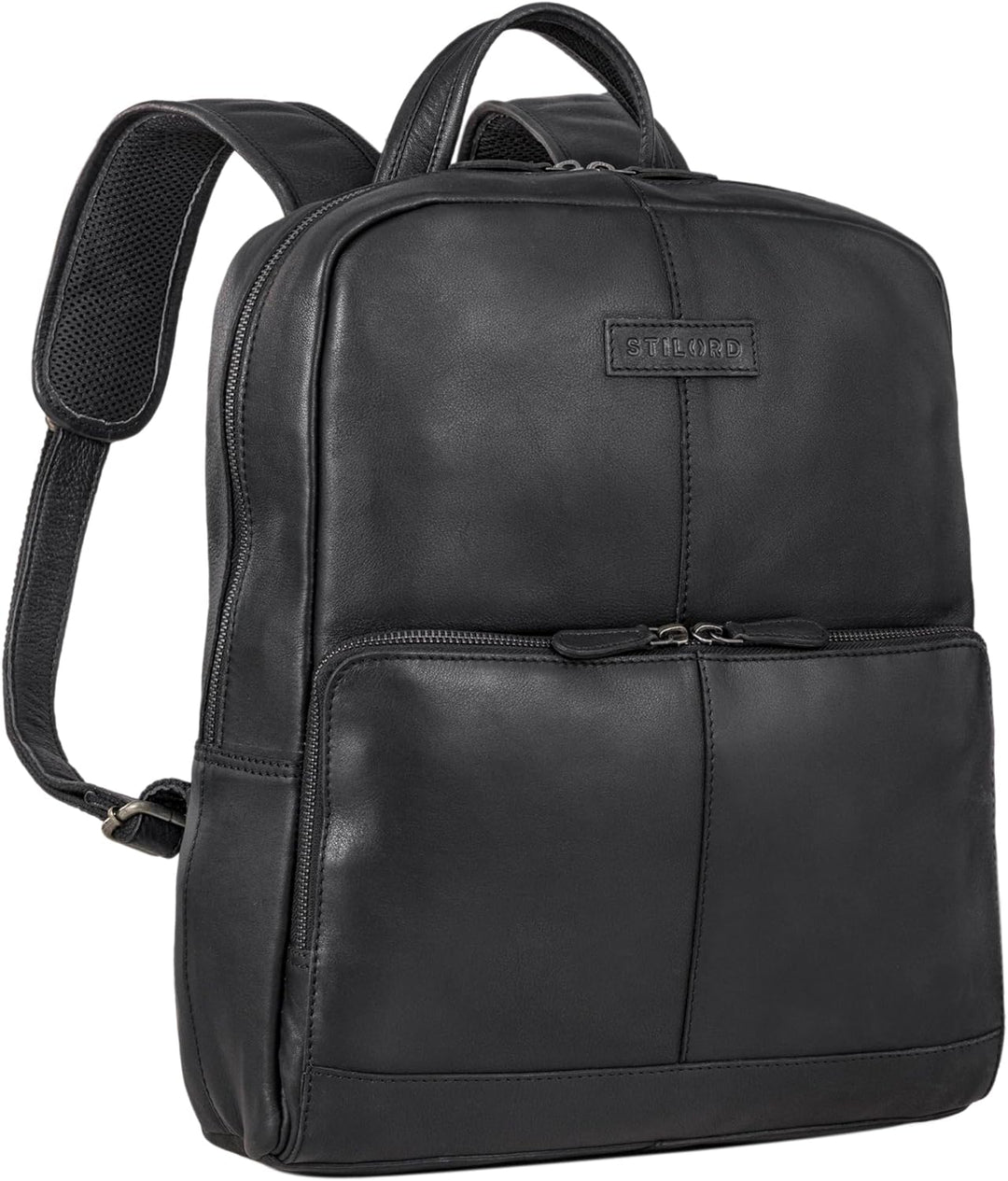 STILORD 'Friedrich' Business Rucksack Herren und Damen Leder Laptop Rucksack 15,6 Zoll Rucksack Lede