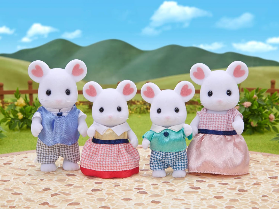 Sylvanian Families 5308 Marshmallow Mäuse Familie - Figuren für Puppenhaus