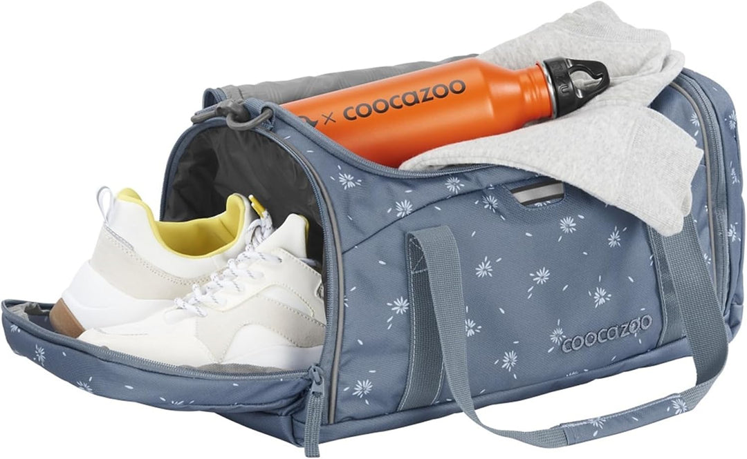 coocazoo Sporttasche, Hauptfach, Nasswäschefach, Seitentasche, Reflektoren, 20 Liter, ab der 3. Klas