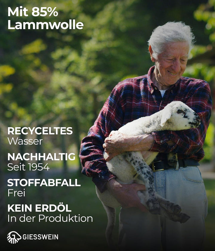 GIESSWEIN Merino Lambswool Cape - Eleganter Feinstrick Überwurf aus Lammwolle, Merinowolle Cape für