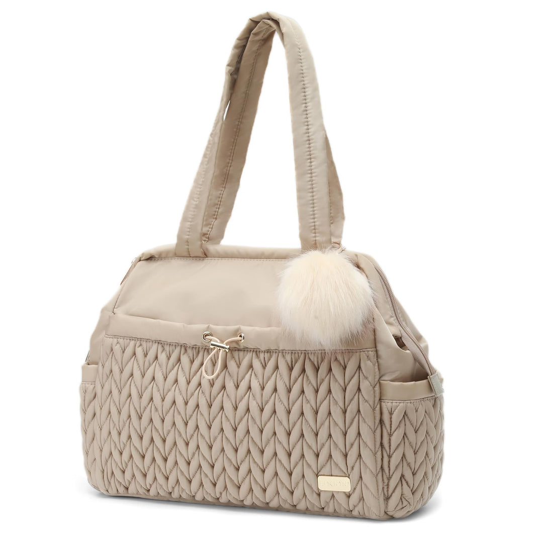 Wickeltasche, Baby-Reise-Organizer (Beige), Beige
