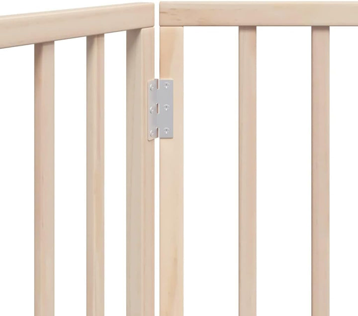 vidaXL Hundetor 3-TLG., Hundegitter Faltbar Pflegeleicht, Schutzgitter für Wohnzimmer Küche Treppe,