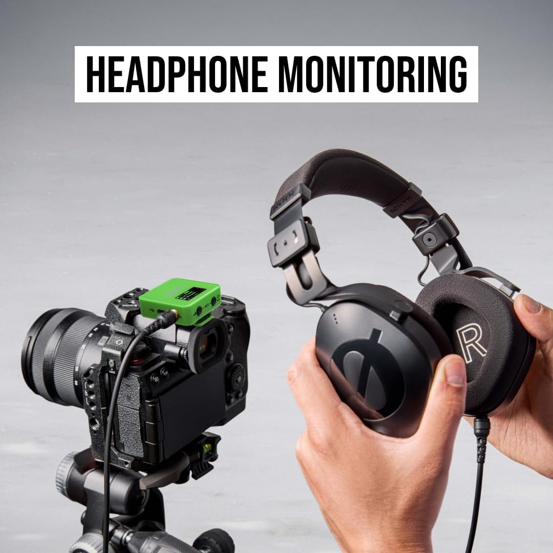 RØDE Wireless GO (Gen 3) – Kompakter kabelloser Mikrofon – Kristallklarer Klang, 32-Bit Float Aufnah