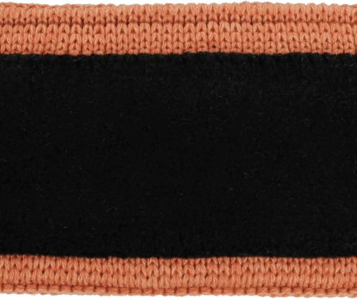 LIERYS Fauske Stirnband Damen mit Schurwolle 55-60 cm - Made in Germany - 10,5 cm breit - Innenfutte