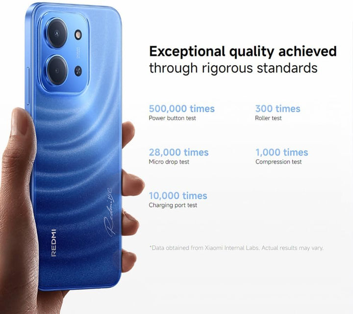 XIAOMI Redmi 15C Smartphone, Blau, 8 + 256 GB, 4G, Display 6,9 Zoll, 6000 mAh, Schnellladegerät 33 W
