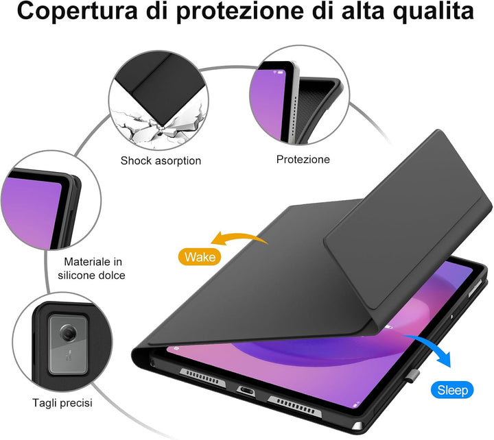 FOGARI Für Lenovo Idea Tab 2025 11/Tab M11 2024 11 Zoll Tastaturabdeckung | Abnehmbare Bluetooth-Tas