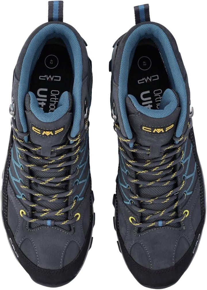 CMP Herren Rigel Mid Shoes Wp Trekking-Schuhe 39 EU Antracite Deep Lake, 39 EU Antracite Deep Lake