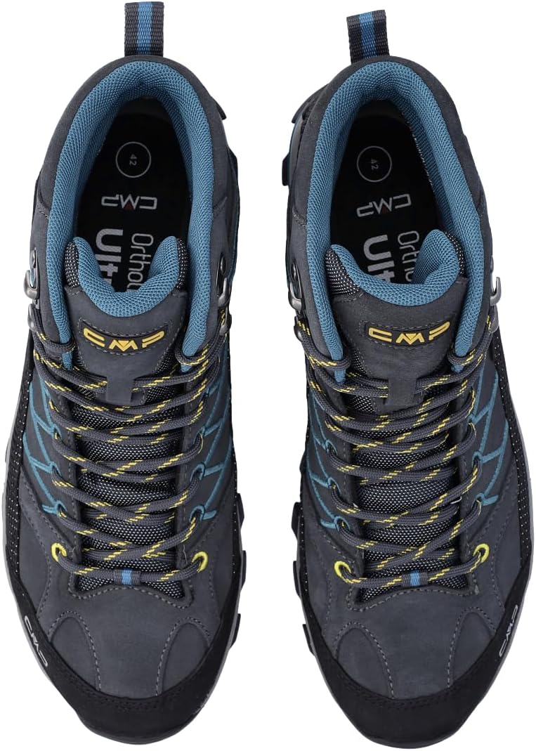 CMP Herren Rigel Mid Wp Trekking Shoes 3q12947Trekking- & Wanderstiefel 40 EU Antracite Deep Lake, 4