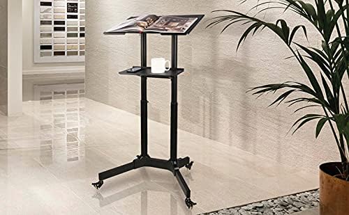Techly ICA-TB TPM-1BK Notebook Stand Schwarz - Notebook-Ständer (Notebook Stand, Schwarz, Metall, 10