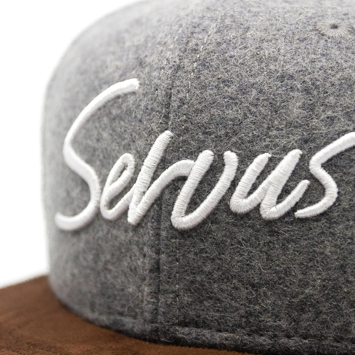 Bayerisches Snapback Cap Servus Verschiedene Grössen XL Hellgrau, XL Hellgrau