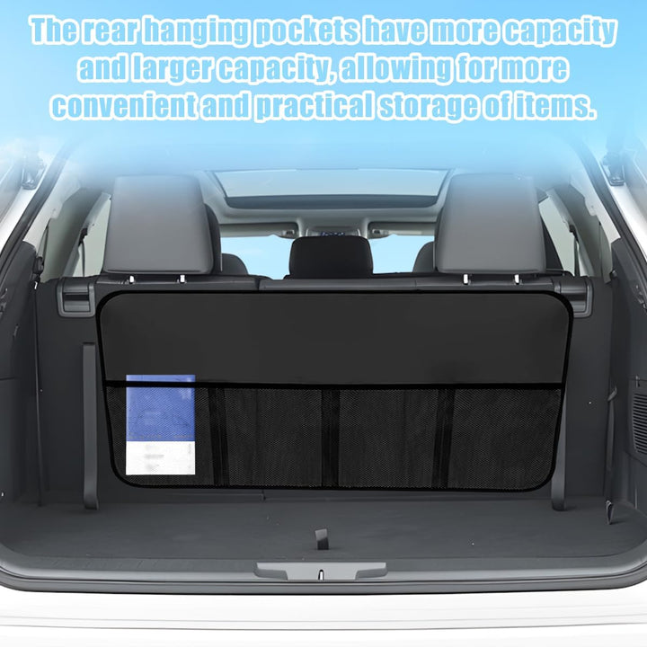 JNNJ Auto Rücksitz Organizer Kofferraum Organizer Mit Grosser Kapazität Taschen, Zusammenklappbarer