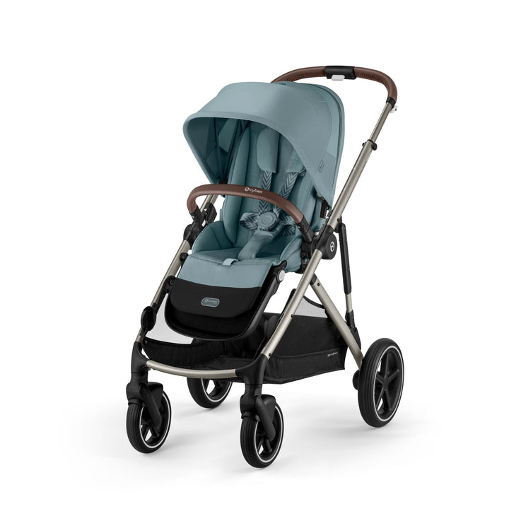 CYBEX Gold Kinderwagen GAZELLE S, Ab Geburt bis ca. 4 Jahre, Max. 22 kg (Single-Modus) / 2x 22 kg (D