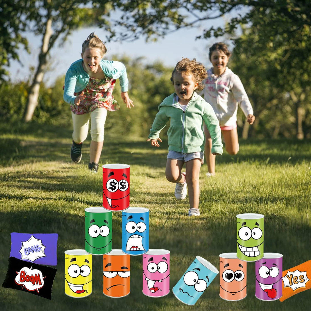 Ulifeme Dosenwerfen, Spielzeug Garten Spiele Kinder für Kindergeburtsta und Andere Party, 10 pcs Läc