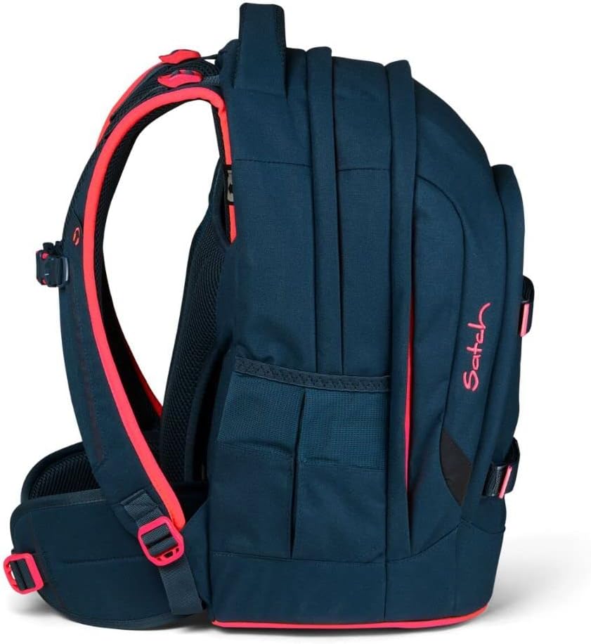 Satch Pack Schulrucksack Set 2tlg. mit Schlamperbox Pink Phantom, Pink Phantom