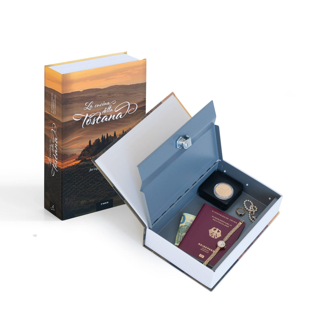 Buch-Tresor "Toscana" Deutsch