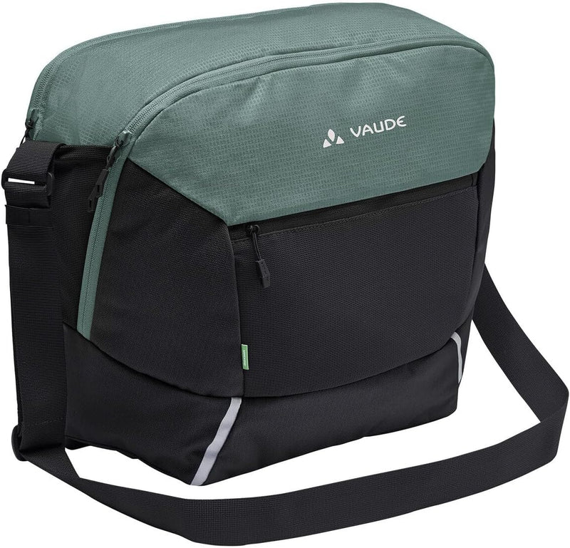 VAUDE Cycle Messenger L - Messengertasche zum Radfahren mit 20 Liter Volumen - inkl. Regenhülle und