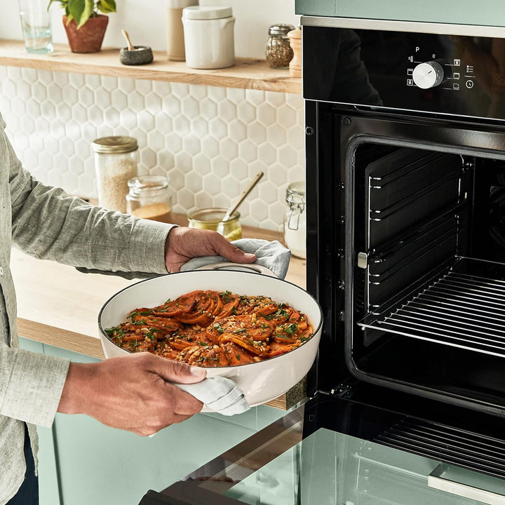 Tefal E25972 LOV Servierpfanne 28 cm | wiedergewonnenes Gusseisen | optimale Wärmespeicherung | für