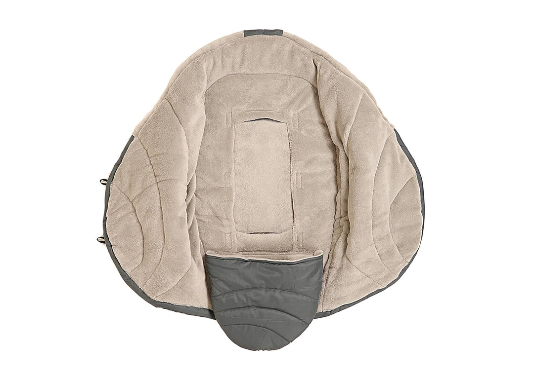 Kaiser 6535624 Einschlagdecke CooCoon, anthrazit, hellgrau/grau anthracite/light grey, anthracite/li