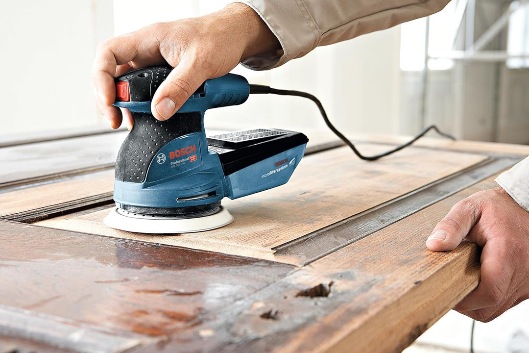 Bosch Professional Exzenterschleifer GEX 125-1 AE (125 mm Schleifteller, 250 Watt) im Karton kein Mu