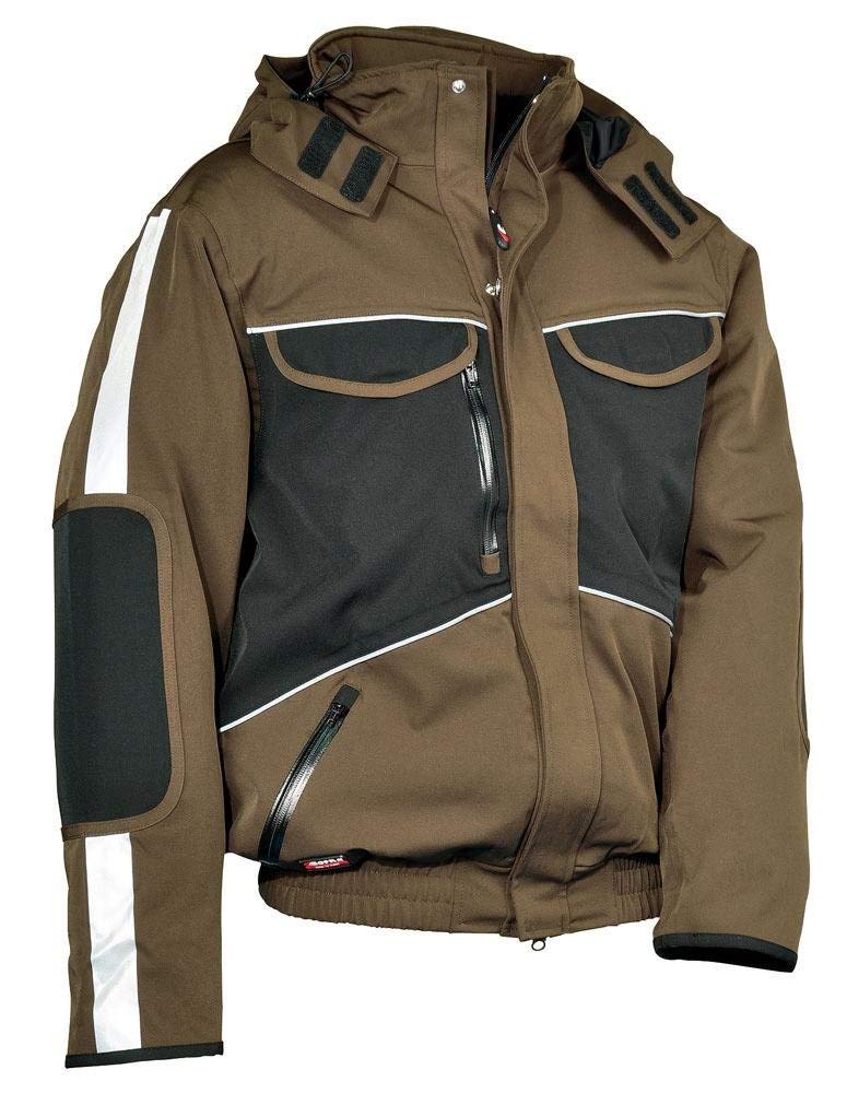 Cofra V094-0-03.Z64 Polsterjacke "Strasbourg", Schlamm Grau/Schwarz, 64 64 MUD / BLACK, 64 MUD / BLA