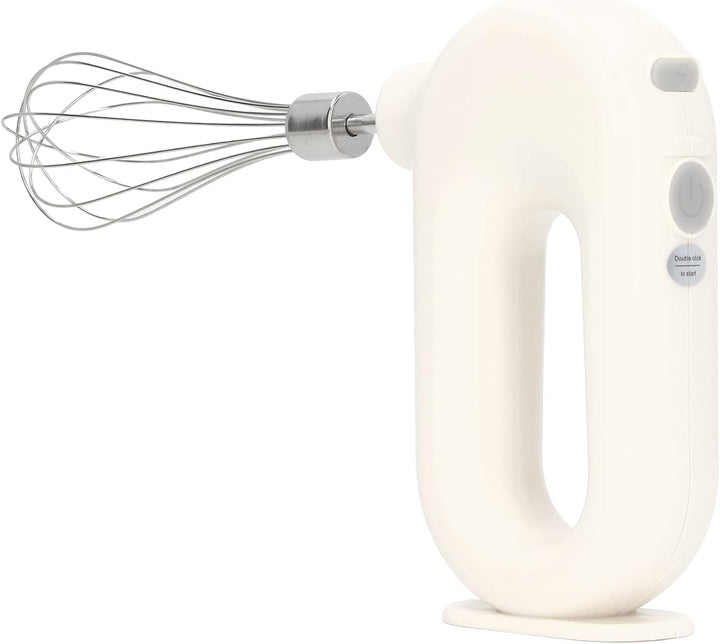 TOPINCN Elektrischer Handmixer, USB Wiederaufladbarer Elektrischer Schneebesen Kabelloser Handmixer