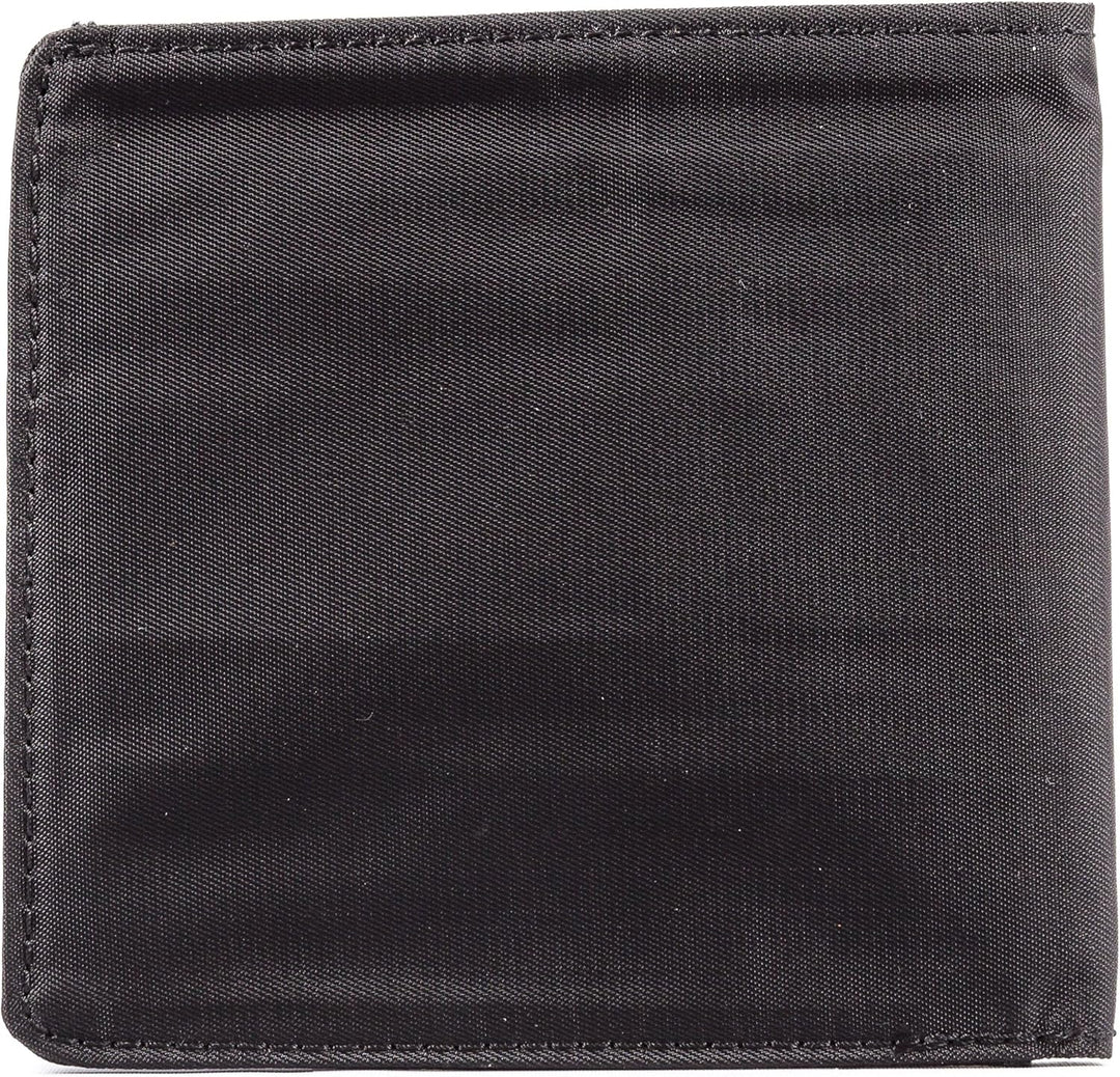 Big Skinny Herren-Brieftasche, doppelt gefaltet, für bis zu 35 Karten Schwarz, Schwarz