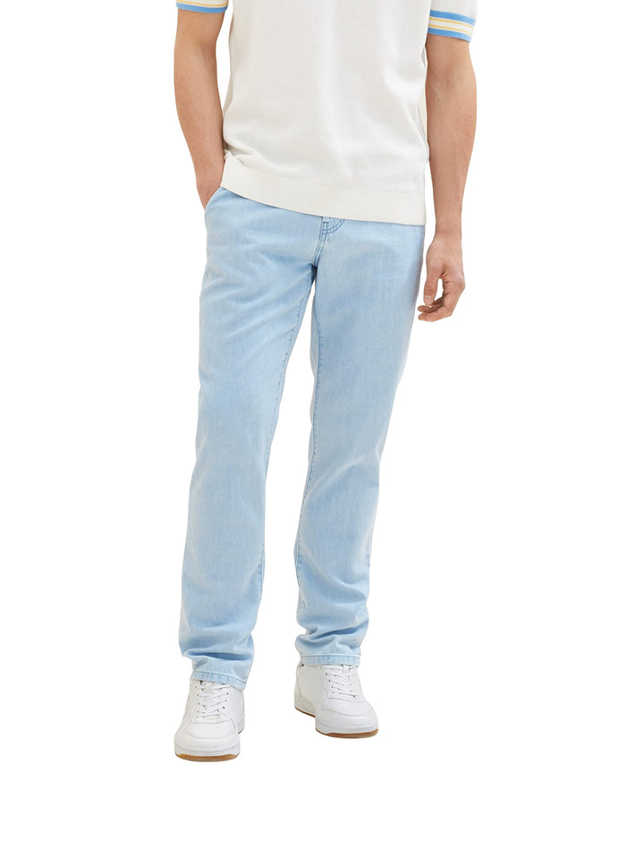 TOM TAILOR Herren Josh Regular Slim Jeans 33W / 32L 10112 - Clean Light Stone Blue Denim, 33W / 32L