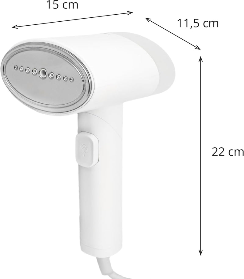 Jocca - Dampfbürste, vertikal, 1500 W (Weiss), Weiss