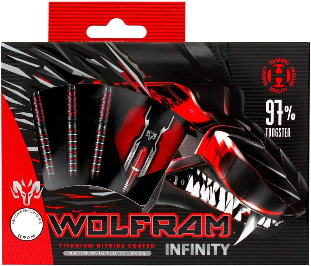 Harrows Wolfram Infinity 97% Tungsten Soft Tip Darts 18.0 Gramm, 18.0 Gramm