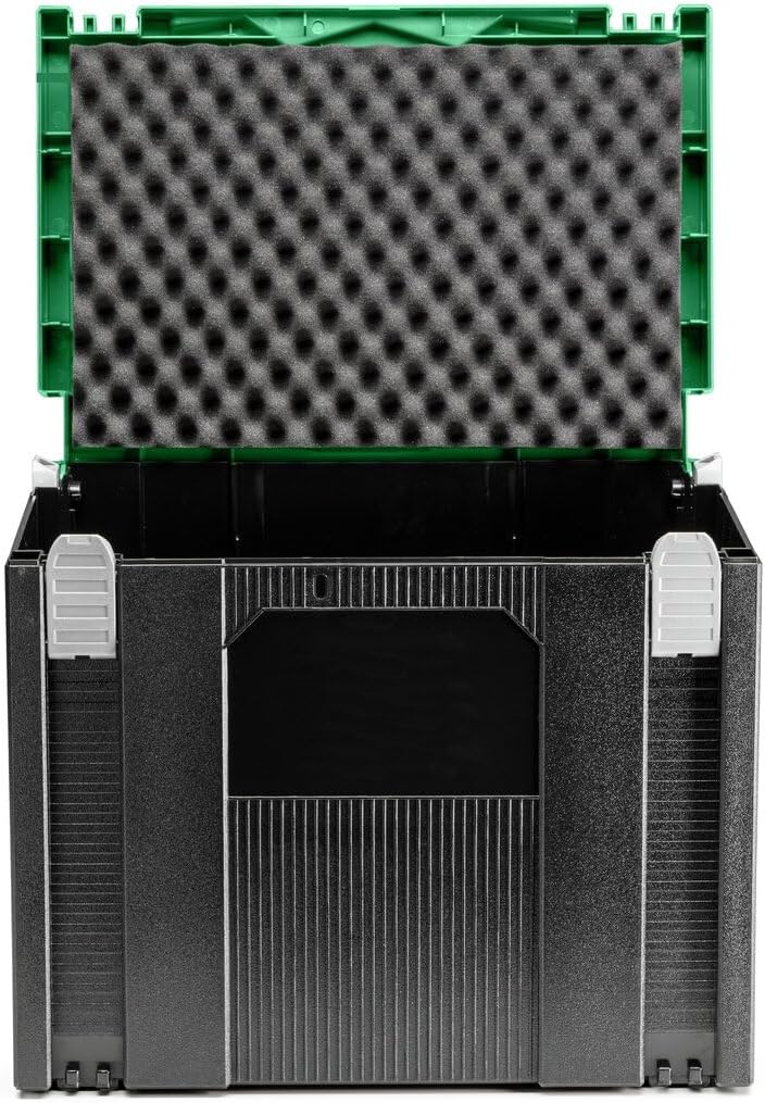 Hikoki 402541 Transportkoffer HSC 295x395x315 mm, Kunststoff, Grün Schwarz, 295x395x315