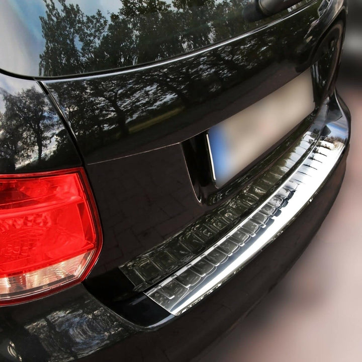 RECAMBO Ladekantenschutz Edelstahl kompatibel für VW Golf 5 + Golf 6 Variant | BJ 2007-2013 - Hochgl