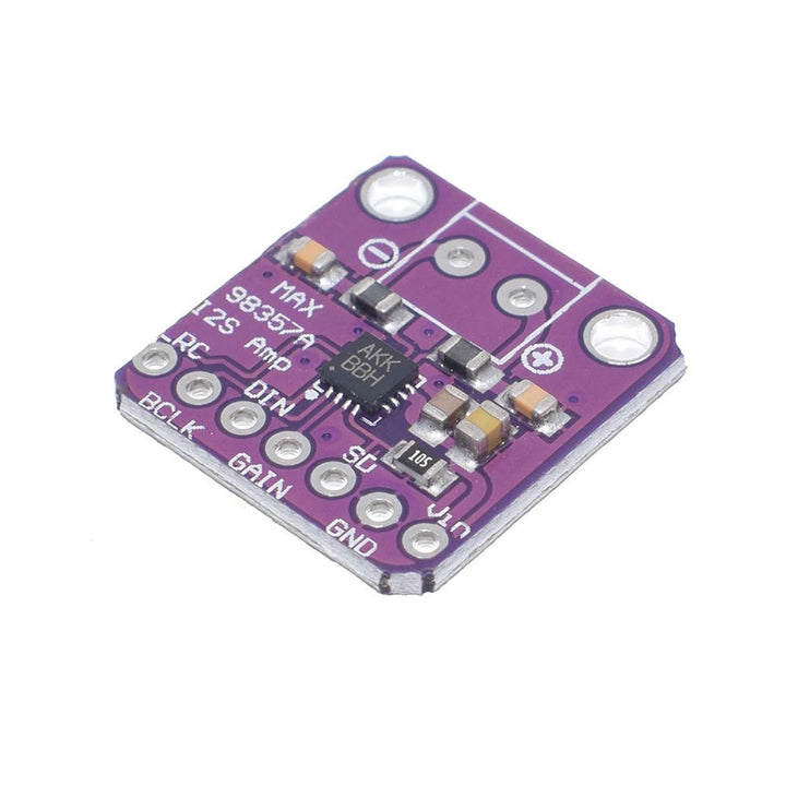2 Stück MAX98357 Audio Leistungsverstärkermodul I2S Klasse D Filterlose Audioverstärkerplatine für R