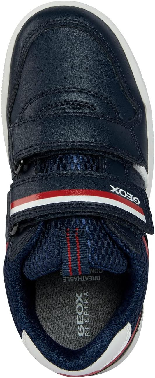 Geox Herren J Arzach Boy Sneaker 37 EU Navy Red, 37 EU Navy Red