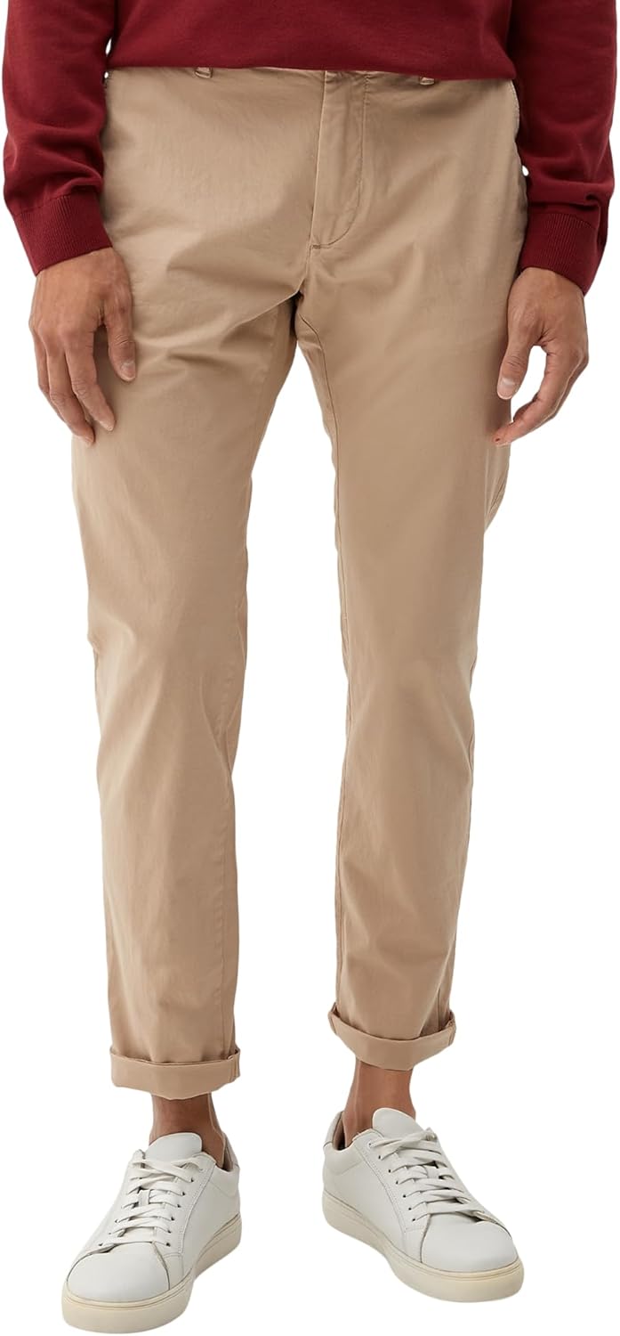 s.Oliver Herren Chino Hose, Slim Fit Chino Hose, Slim Fit 31W / 34L Beige, 31W / 34L Beige