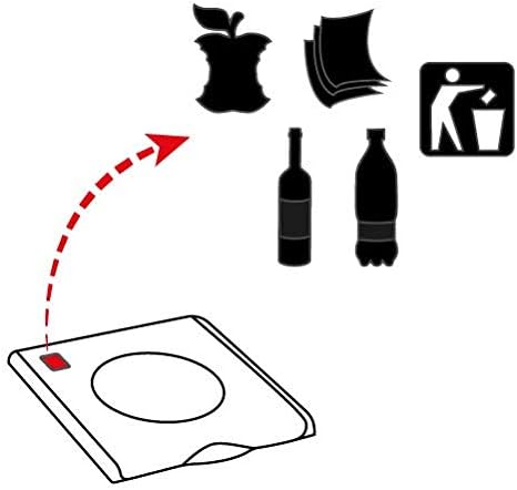 Vileda Gimi Nature Plus 2 Müllsackständer, Rahmen aus Stahl, Tasche: Polyester