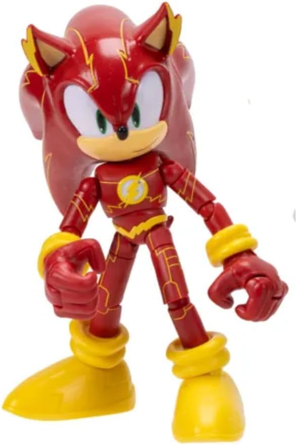 Sonic The Hedgehog DC x Sonic Sonic als The Flash – 13 cm grosse Actionfigur, offiziell lizenziert v