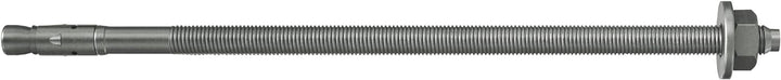 fischer Bolzenanker mit grosser Scheibe FAZ II Plus 10/10 R, Schwerlastanker aus Edelstahl mit hoher