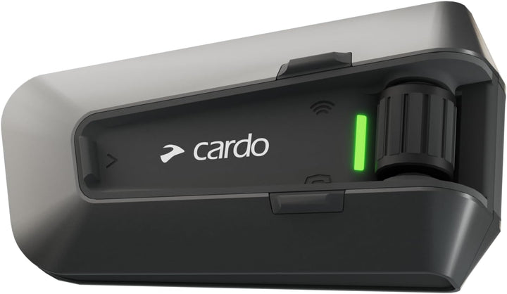 Cardo PACKTALK Edge Motorrad Bluetooth Kommunikationssystem Headset Gegensprechanlage – Doppelpack,