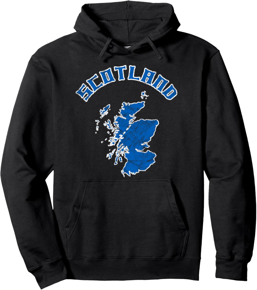 Schottland Umriss Silhouette, Scottish Pride, Schottisch Pullover Hoodie