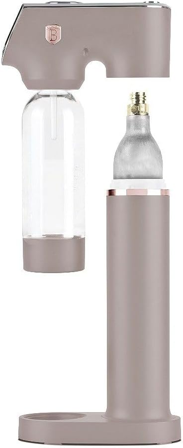 Berlinger Haus Sodabereiter SODABAR + 2 Flaschen Taupe Collection | Stilvoll, Kompakt und Umweltfreu
