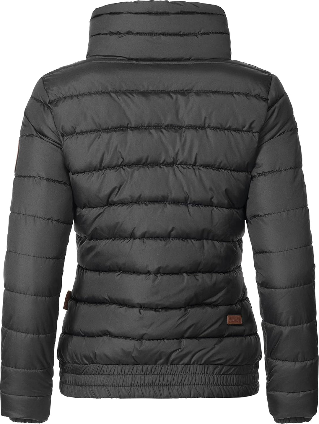 MARIKOO Damen Winter Steppjacke Poison XS-XL XS Schwarz, XS Schwarz