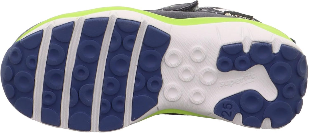 Superfit Jungen Sport5 Hohe Sneaker 21 EU Blau Hellgrün 8000, 21 EU Blau Hellgr&#xFC;n 8000