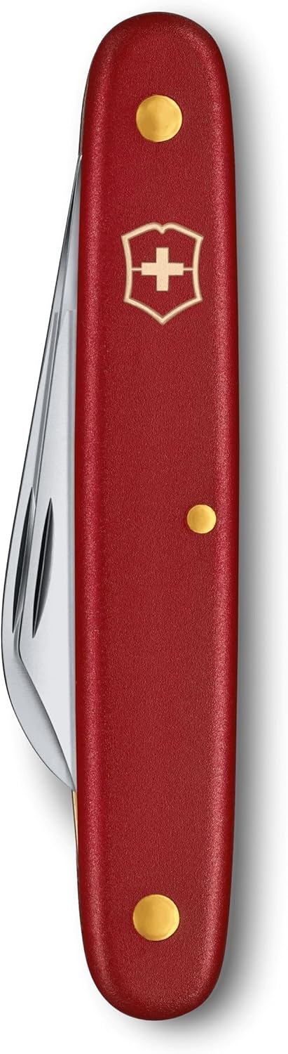 Victorinox, Okulier- und Hakenmesser 3, Garten Taschenmesser, Gärtner und Floristen, Klinge, gebogen