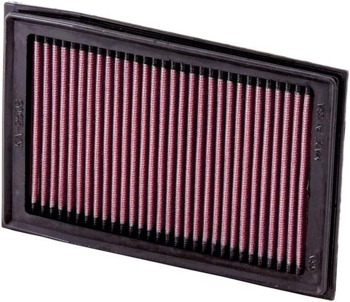 K&N KA-2508 Motorrad Tauschluftfilter, Rot