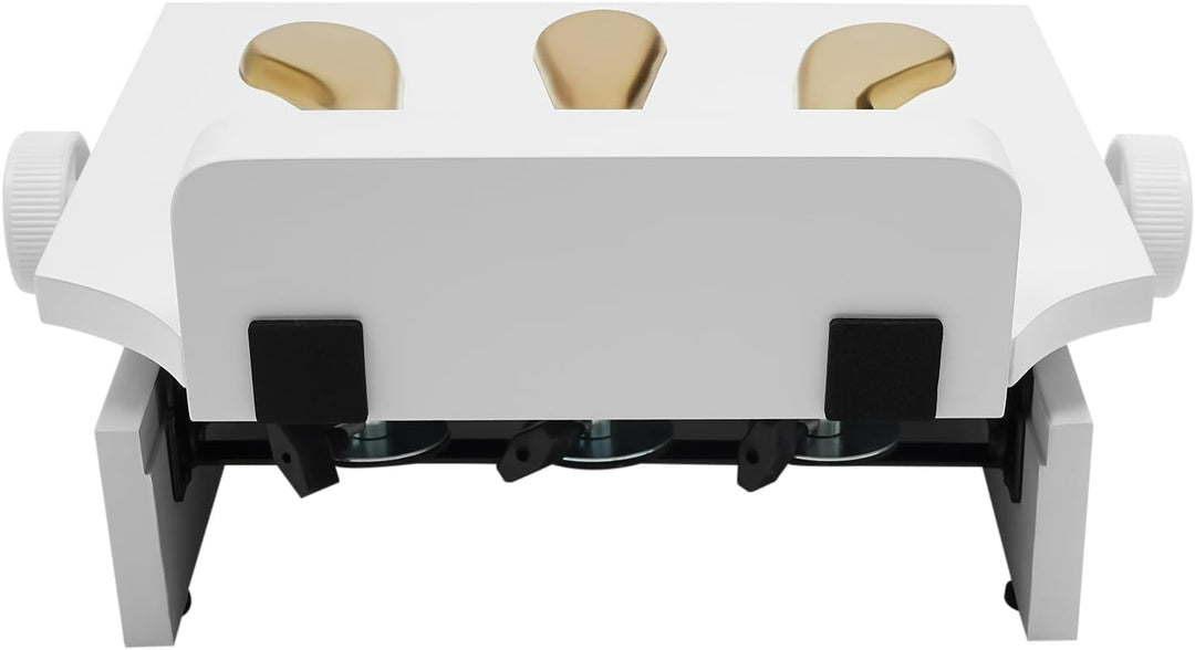 Klavier Pedalverlängerung, Klavier Pedal Extender mit 3 Pedale Klavierpedal-Verlängerungsbank Klavie