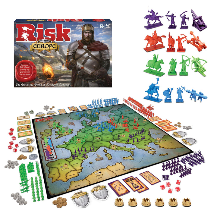 Winning Moves Games Risk Europe, Blau